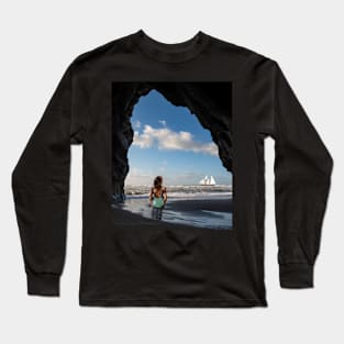 Cave Girl Long Sleeve T-Shirt